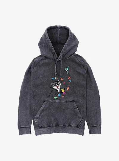 Disney Pocahontas Meeko And Flit Mineral Wash Hoodie