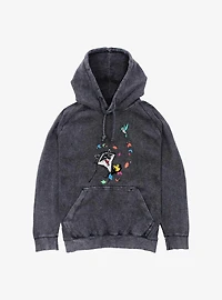 Disney Pocahontas Meeko And Flit Mineral Wash Hoodie