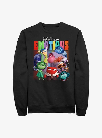 Disney Pixar Inside Out Feel Your Emotions Sweatshirt