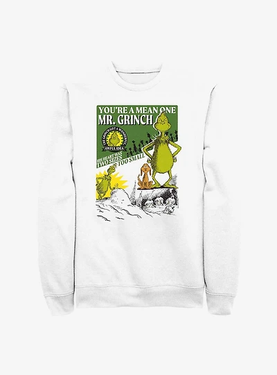 Dr Seuss Grinch Poster Sweatshirt