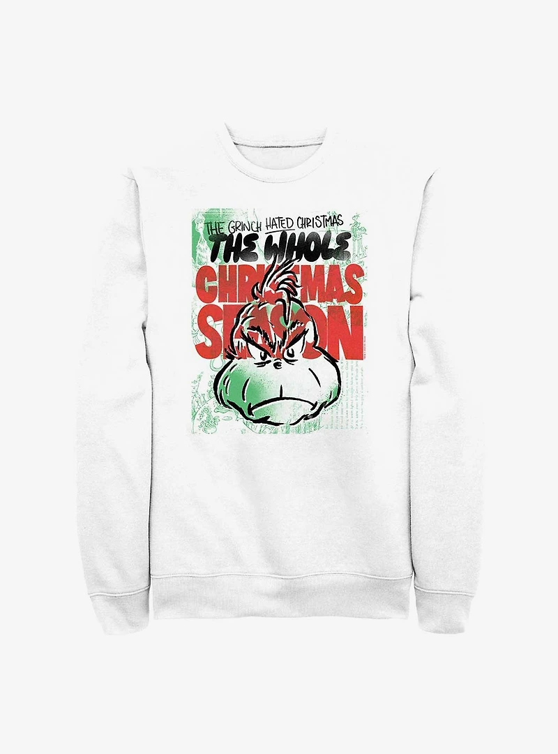 Dr Seuss Hated Christmas Season Sweatshirt