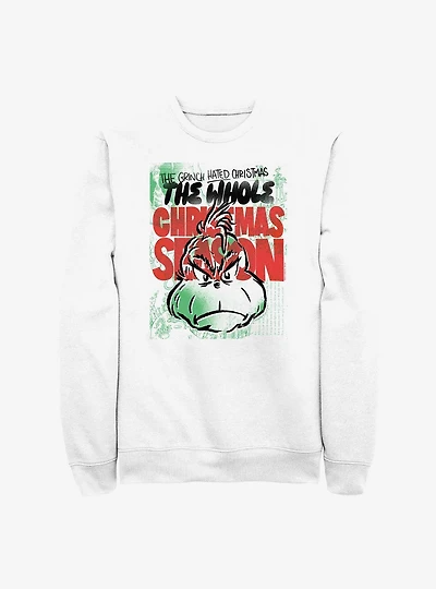 Dr Seuss Hated Christmas Season Sweatshirt