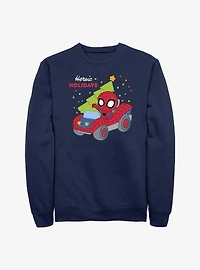 Marvel Heroic Holidays Spider Car Sweatshirt
