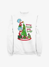Dr Seuss Merry Things Jolly Sweatshirt