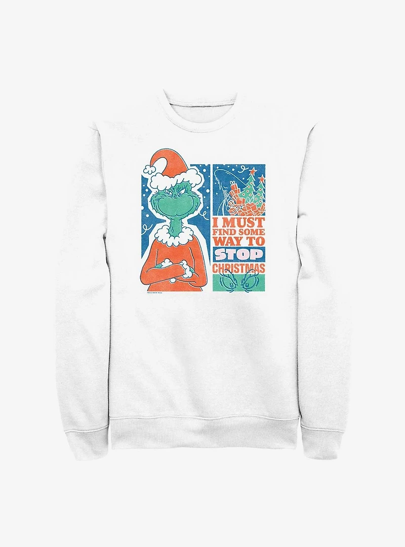 Dr Seuss Must Stop Christmas Sweatshirt
