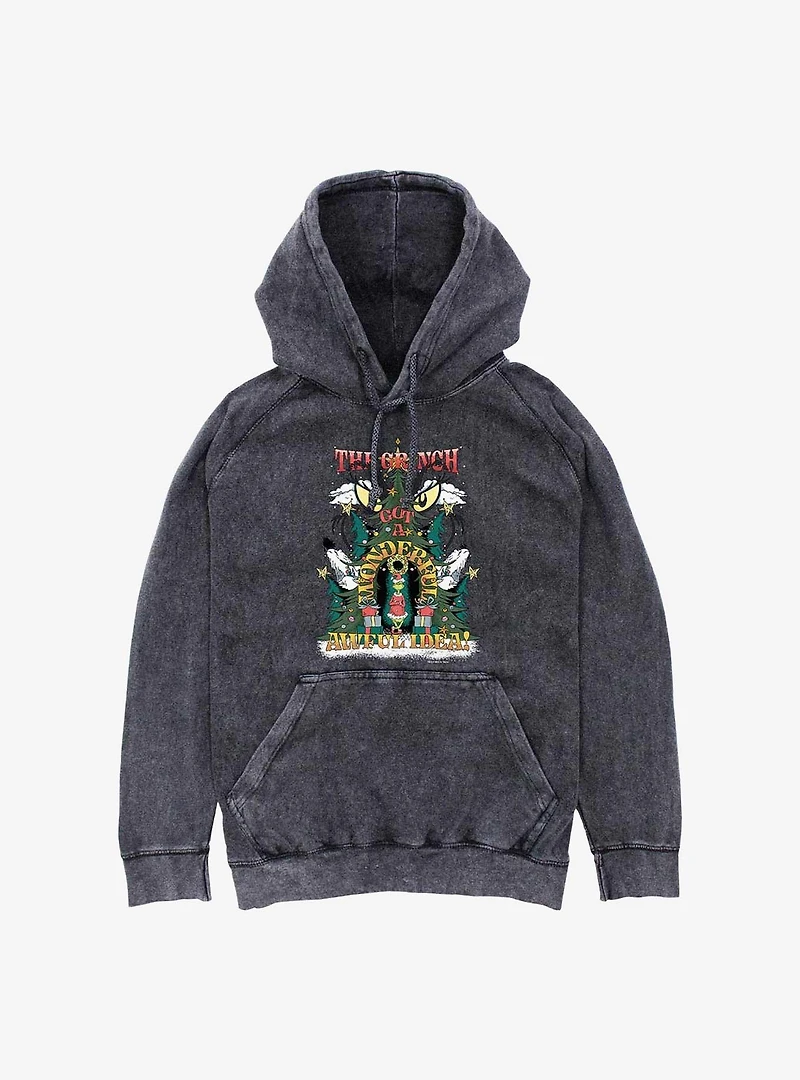 Dr Seuss Got A Wonderful Awful Idea Mineral Wash Hoodie