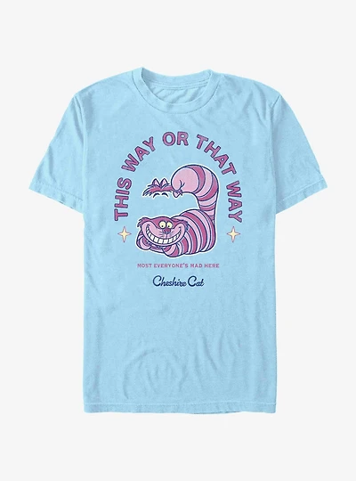 Disney Alice Wonderland Cheshire Cat's Way T-Shirt