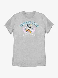 Disney Mickey Mouse Tennis Womens T-Shirt
