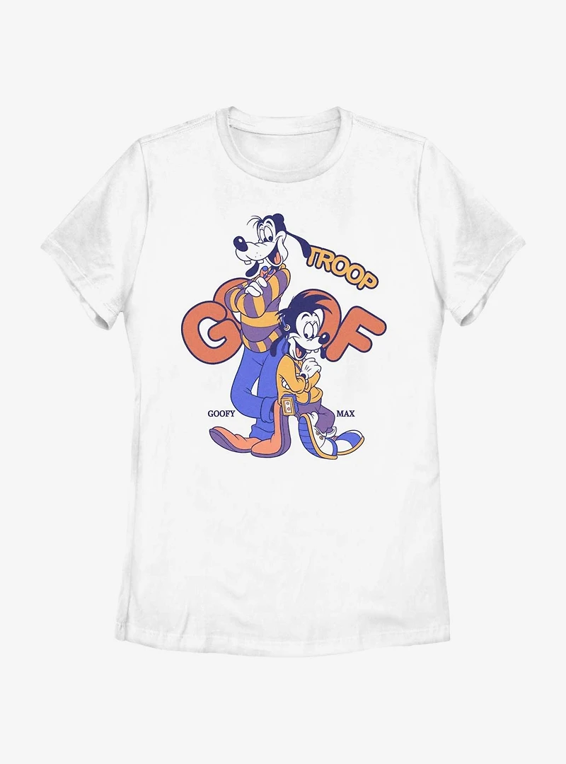 Disney Goofy Goof Troop Duo Womens T-Shirt