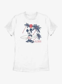 Disney Mickey Mouse Aloha Womens T-Shirt