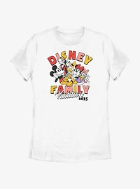 Disney Mickey Mouse Fam Vacay 2025 Womens T-Shirt