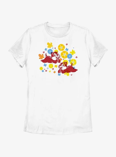 Disney Mickey Mouse Twice The Fun Womens T-Shirt