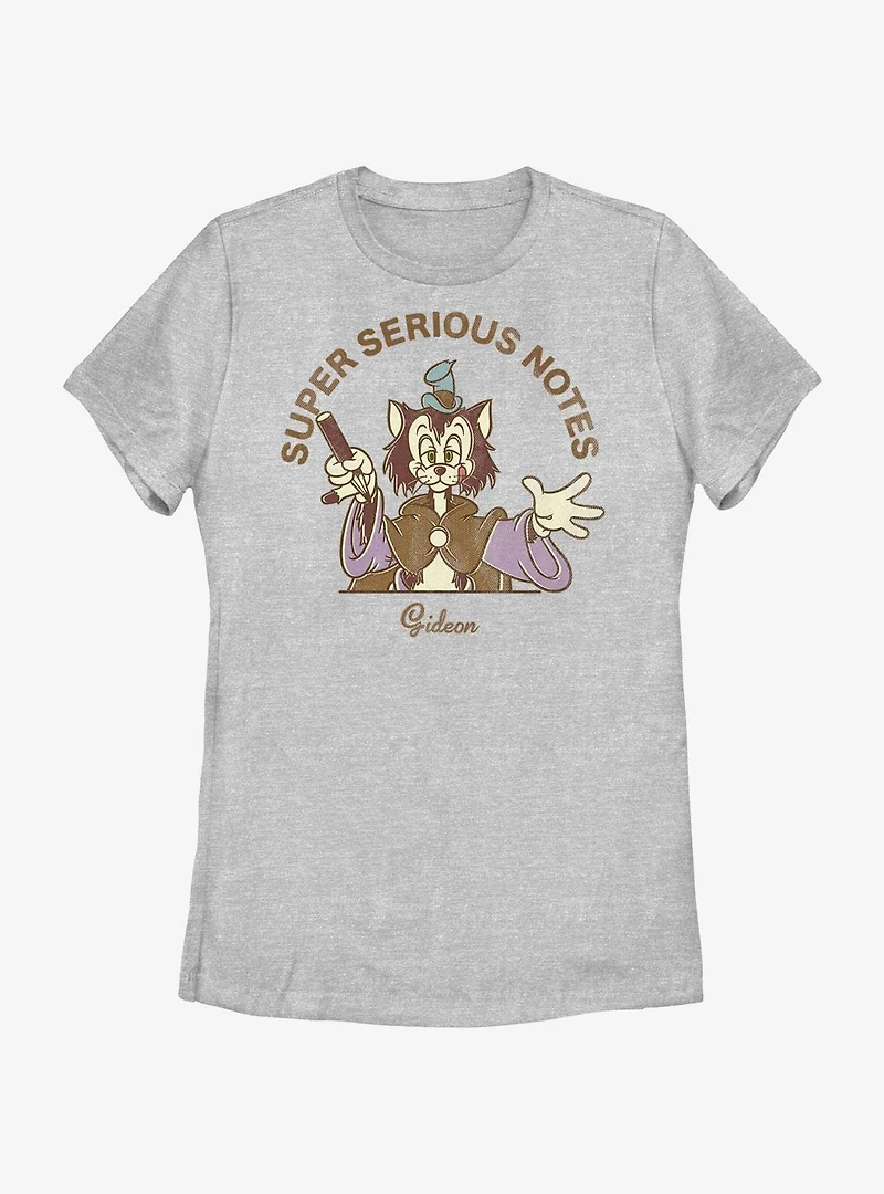 Disney Pinocchio Super Serious Gideon Womens T-Shirt