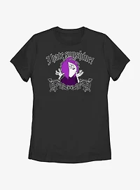 Disney the Sword Stone Hate Sunshine Womens T-Shirt