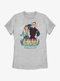 Disney Frozen Budding Romance Womens T-Shirt