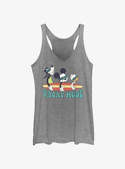 Disney Mickey Mouse Vacay Mode Pals Womens Tank
