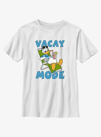Disney Mickey Mouse Donald Vacay Mode Youth T-Shirt