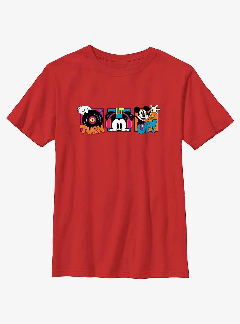 Disney Mickey Mouse Turn It Up Youth T-Shirt