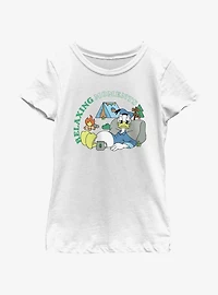 Disney Mickey Mouse Relaxing Moments Youth Girls T-Shirt