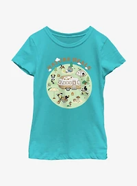 Disney Mickey Mouse Nature Heals Camp Youth Girls T-Shirt