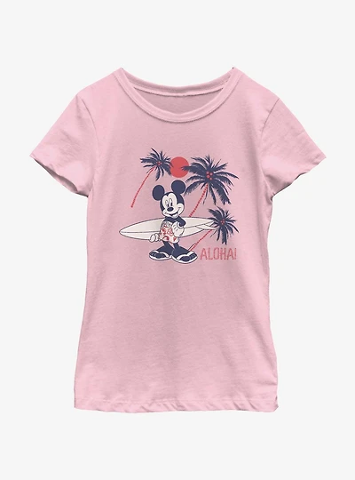 Disney Mickey Mouse Aloha Youth Girls T-Shirt