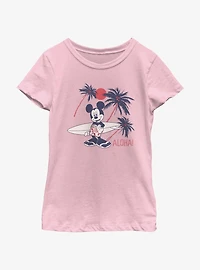 Disney Mickey Mouse Aloha Youth Girls T-Shirt