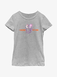 Disney Mickey Mouse I Decide My Vibe Daisy Youth Girls T-Shirt