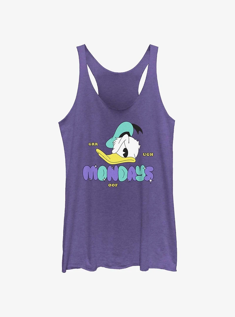Disney Mickey Mouse Mondays Donald Womens Tank