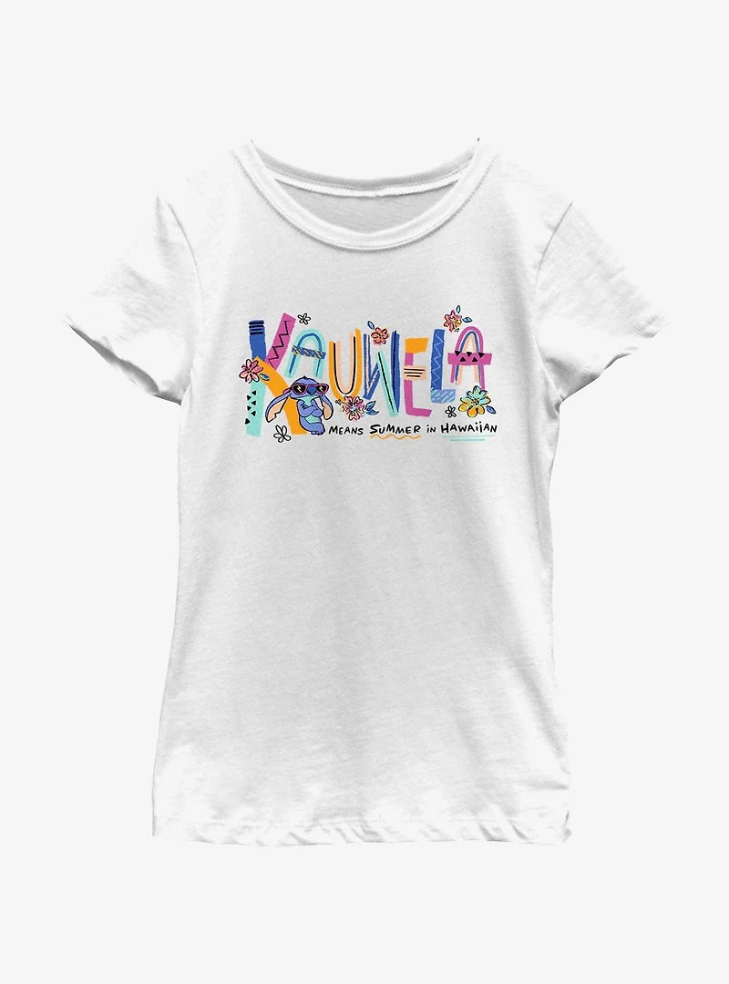 Disney Lilo & Stitch Kauwela Youth Girls T-Shirt