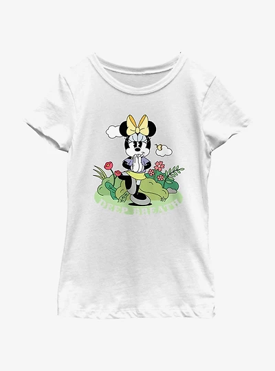 Disney Minnie Mouse Deep Breath Youth Girls T-Shirt