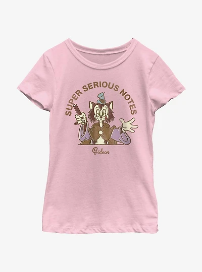 Disney Pinocchio Super Serious Gideon Youth Girls T-Shirt