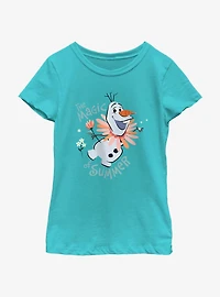 Disney Frozen The Magic Of Summer Youth Girls T-Shirt