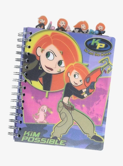 Disney Kim Possible Figural Tab Journal