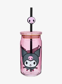 Sanrio Kuromi Rhinestone Tumbler with Straw Charm