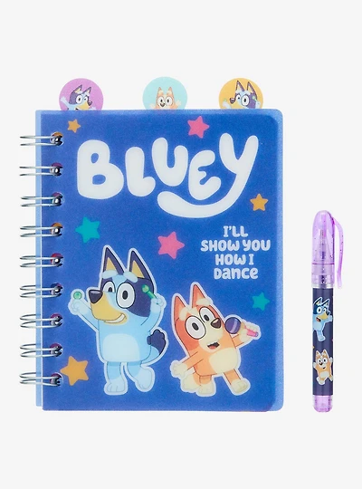 Bluey Bingo & Bluey Mini Figural Tab Journal and Pen