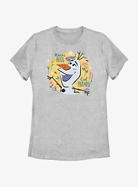Disney Frozen 2 Warm Hugs Cool Friends Womens T-Shirt
