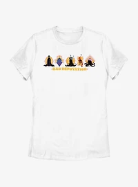 Disney Villains Villians Bad Reputation Womens T-Shirt
