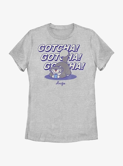 Disney Villains Gotcha Lucifer Cat Womens T-Shirt