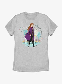 Disney Frozen 2 Falling Into Summer Womens T-Shirt