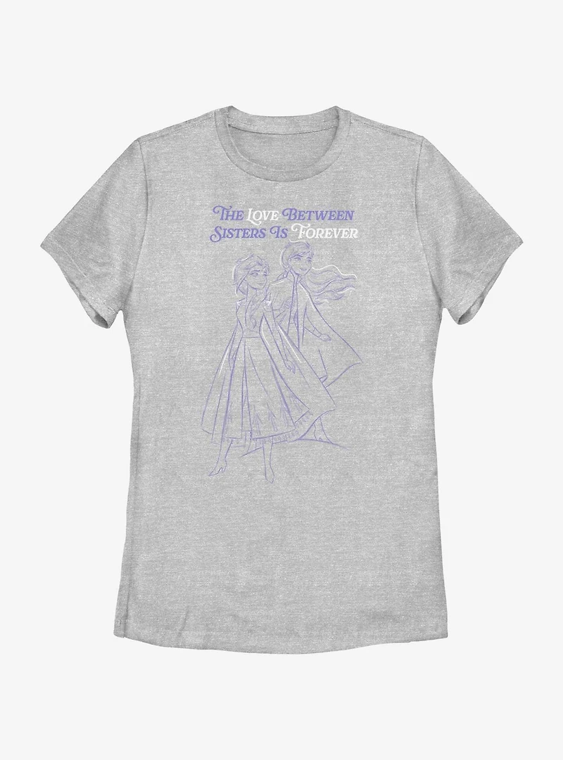 Disney Frozen 2 The Love Is Forever Womens T-Shirt
