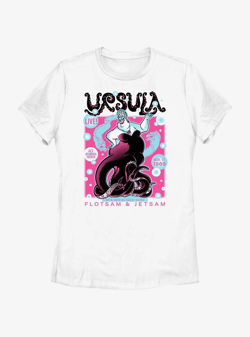 Disney Villains Ursula Live Womens T-Shirt