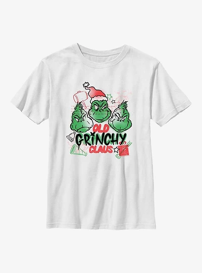 Dr Seuss Grinchy Claus Youth T-Shirt