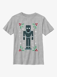 Marvel Black Panther Mistletoe Youth T-Shirt
