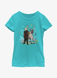 Disney Frozen 2 Kristoff And Sven Youth Girls T-Shirt
