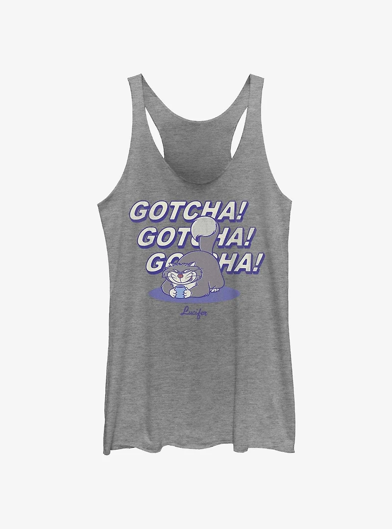Disney Villains Gotcha Lucifer Cat Womens Tank