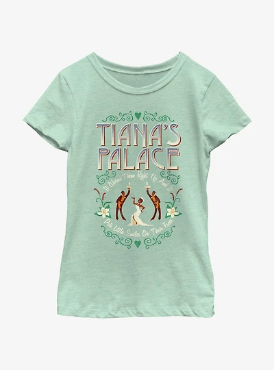 Disney the Princess and Frog Tianas Palace Youth Girls T-Shirt