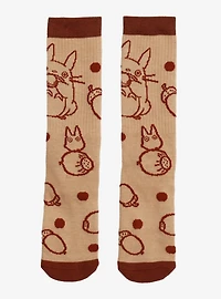 Studio Ghibli® My Neighbor Totoro Acorns Allover Print Crew Socks - BoxLunch Exclusive