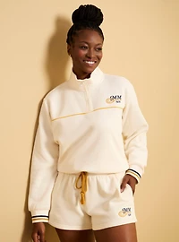 Disney Minnie Mouse Tennis Quarter Zip Women's Crewneck — BoxLunch Exclusive