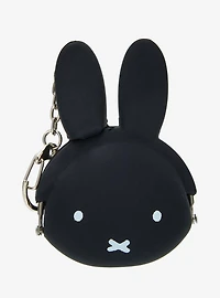 mimi POCHI Miffy Black 3D Coin Purse Keychain