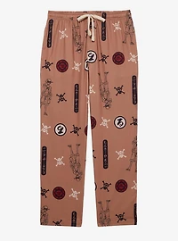 One Piece Monkey D. Luffy Icons Allover Print Sleep Pants - BoxLunch Exclusive